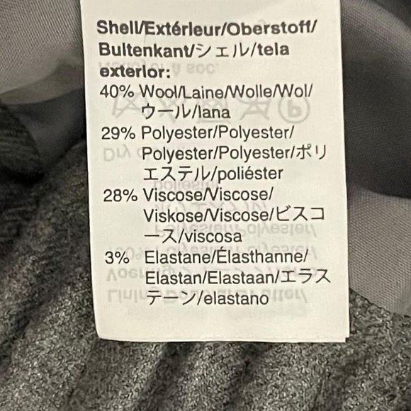 J. Crew Factory Grey Elastic Waist Paperbag Career Mini Skirt - Picture 5 of 7